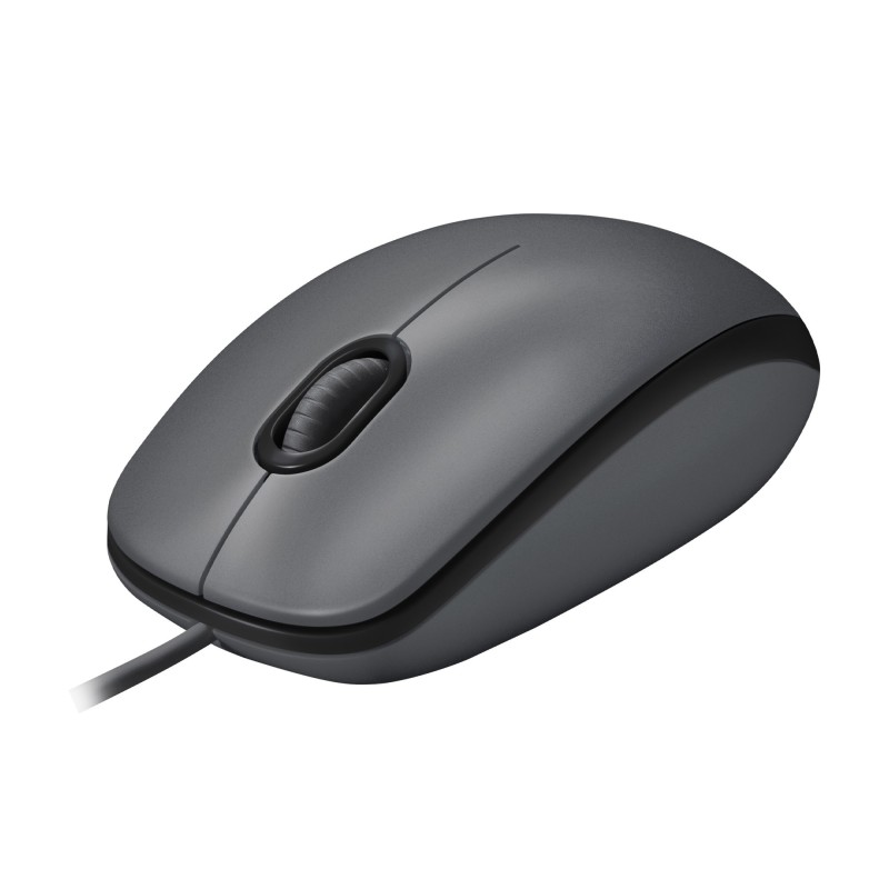 Logitech M100 Schwarz - Kabelgebundene Maus - Komfortabel. Robust. Unverzichtbar